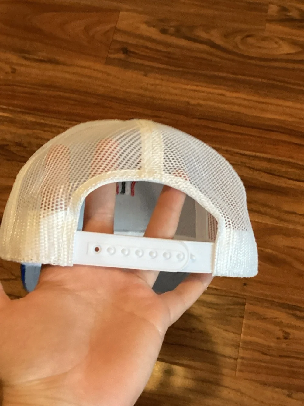 NASA Kids Blue & White Trucker Cap with Red Accent